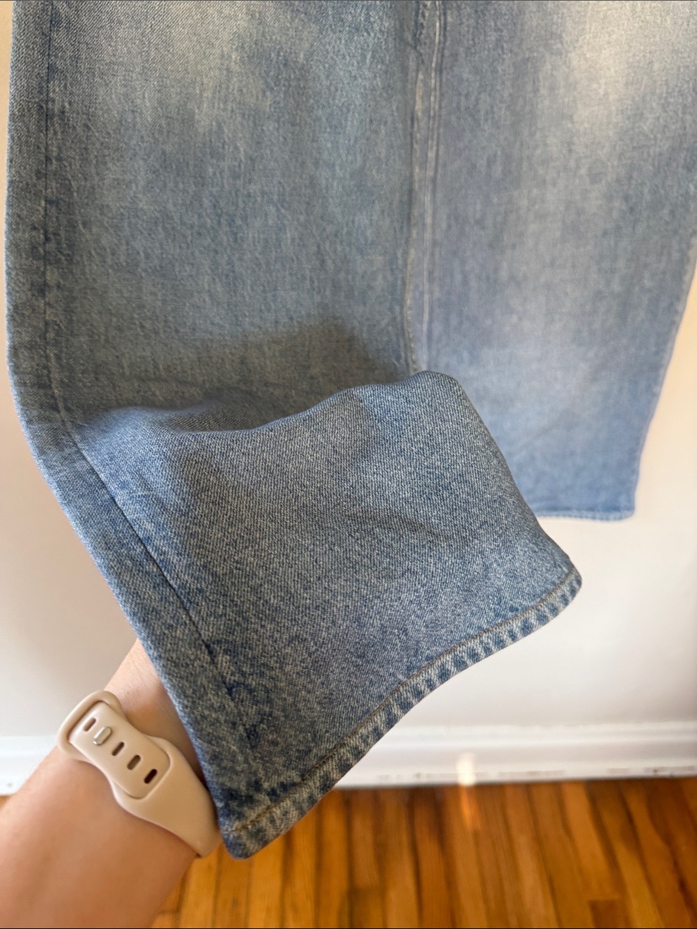 NWT rag & bone Sophie Wide-Leg Miramar terry Raily Jeans 25 - Picture 5 of 8